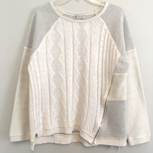 Democracy Zip Side Sweater